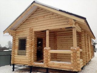 сруб бани