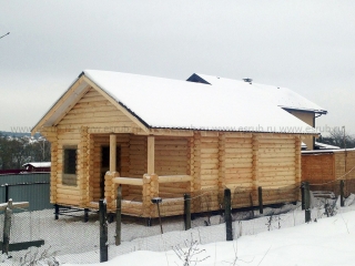 сруб бани