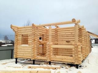 сруб бани