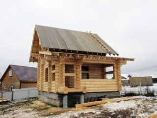 сруб бани