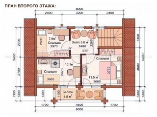 сруб бани проект 18