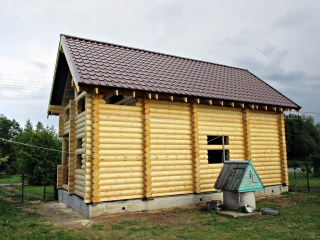 сруб бани