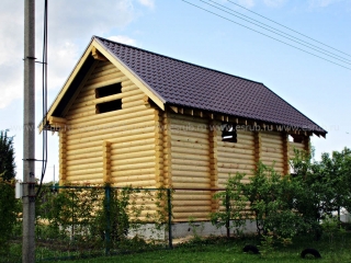 сруб бани