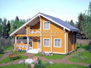 Проект дома 59 сруб фото