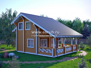 Проект дома 59 сруб фото